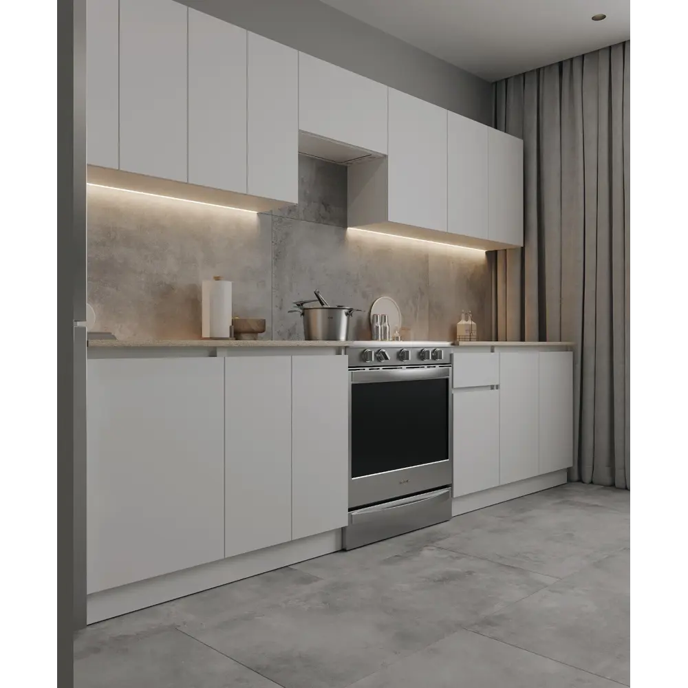 Кухонный шкаф напольный Миус 80x85x60 см ЛДСП цвет белый 89387889 STLM-2094121 Santreyd - Вид №9