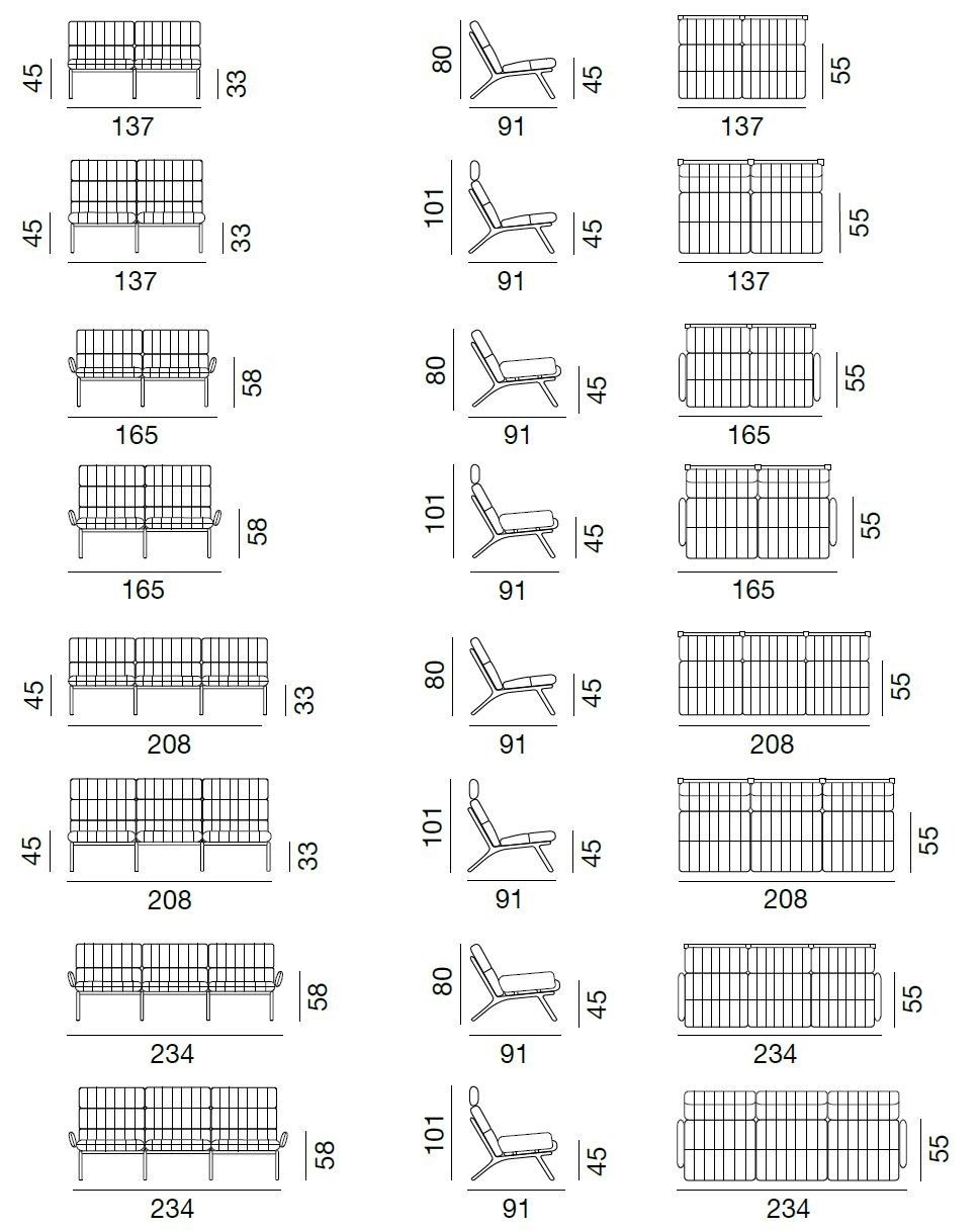 3-местный кожаный диван de Sede DS-531 ARCH-00028650 - Вид №2