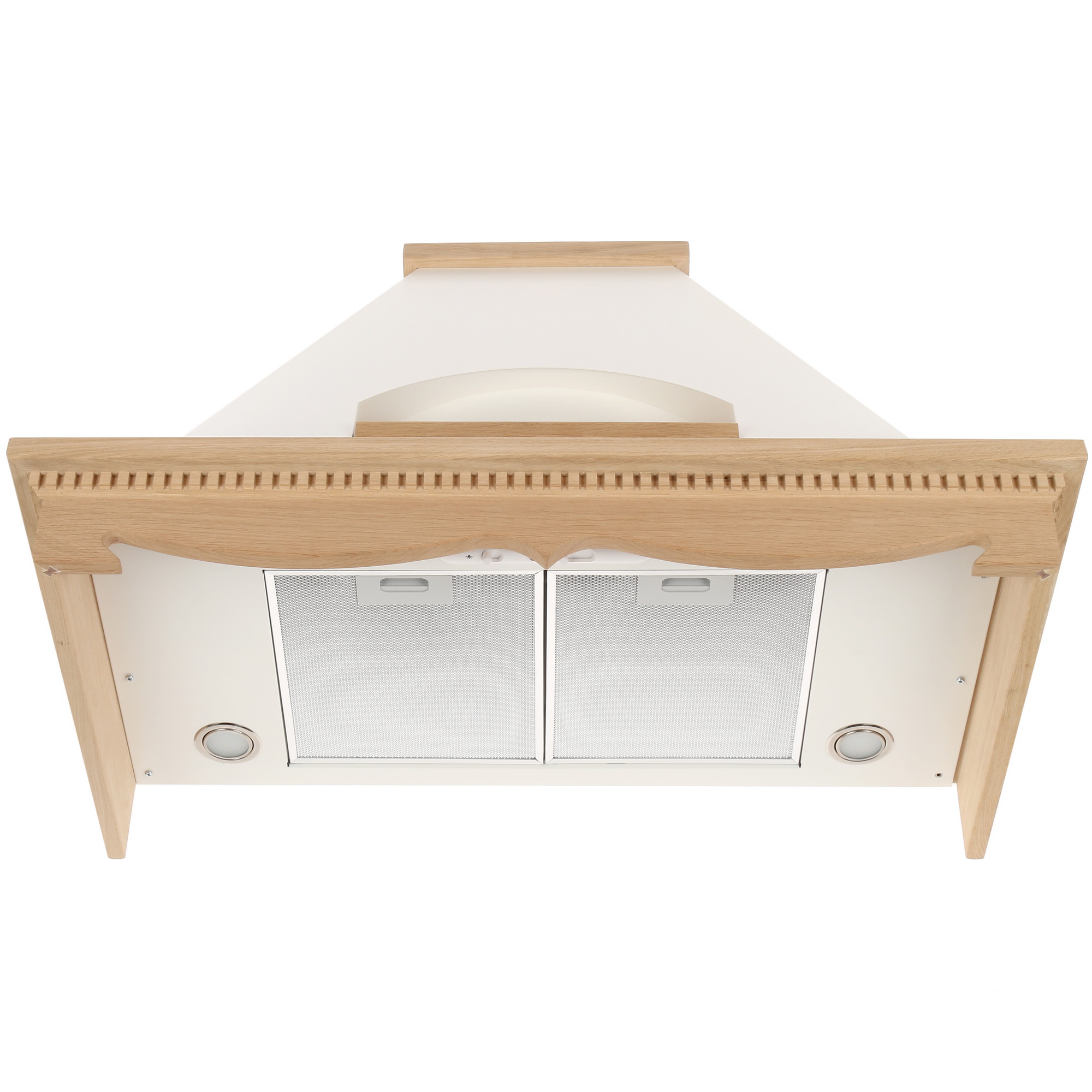 1183393 Вытяжка каминная ELIKOR Бельведер 90П-650-П3Д бежевый/бежевый STDN-0003739 - Вид №1