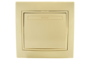 16404146 Одноклавишный промежуточный выключатель бежевый 9533133 Jilion