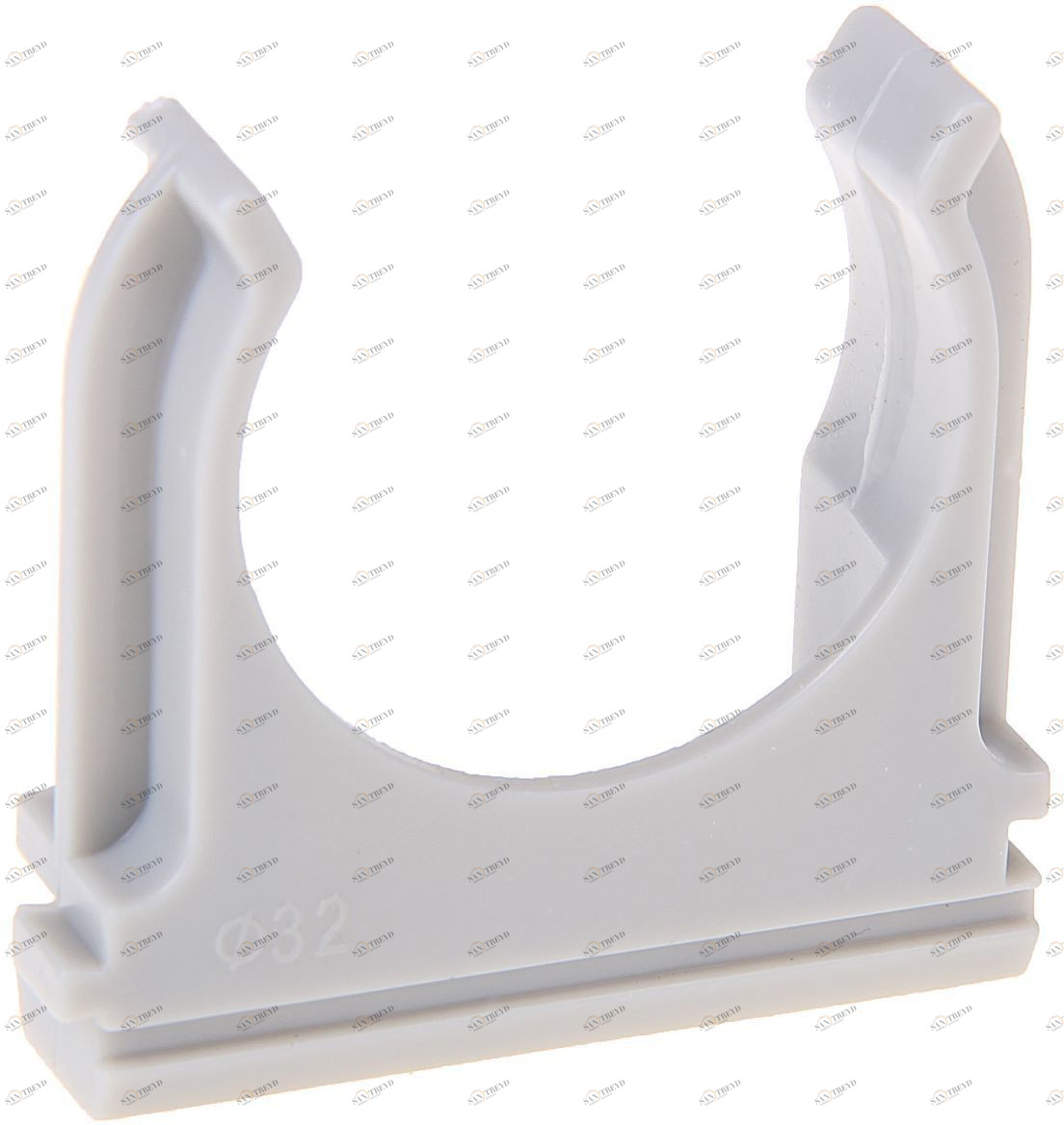 Крепеж - клипса для труб АБС-пластик D32мм Промрукав 6481