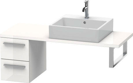 XL542504343 X-Large Шкафчик для компактной консоли Базальт матовый, декор Duravit - Вид №2