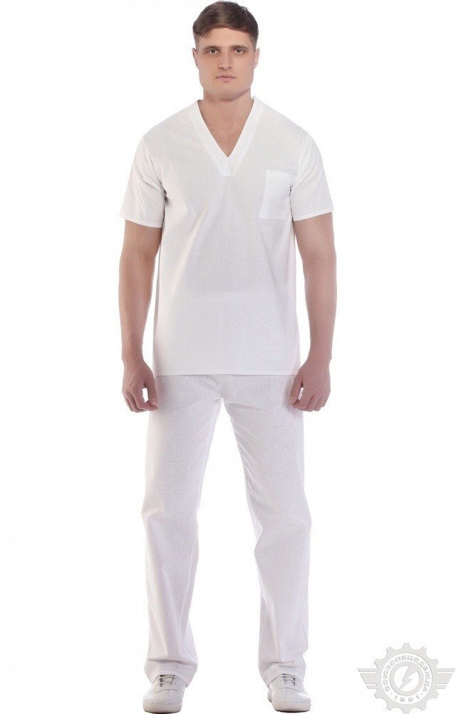 66039 Куртка пекаря  Повар  размер 56-58/182-188 Спецодежда  - Вид №3