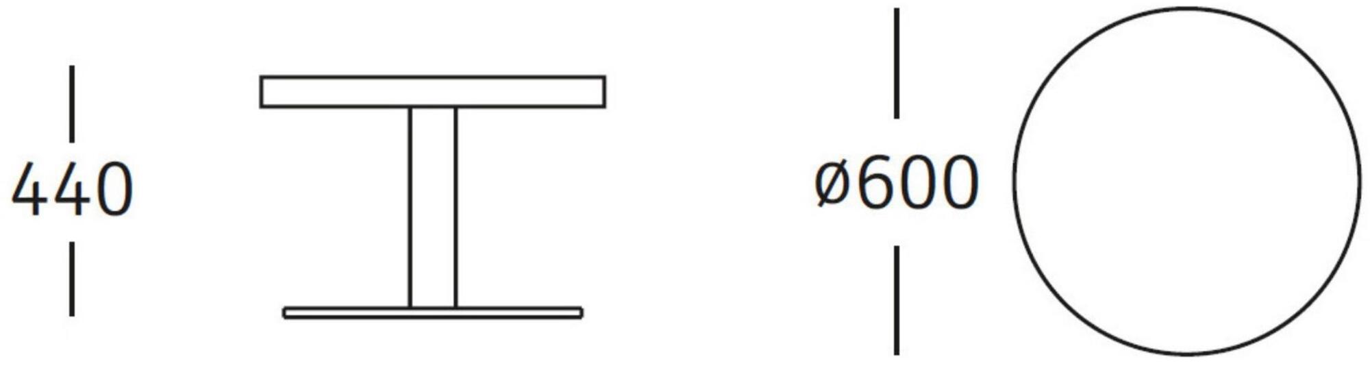 ROSSIN Круглый стеклянный журнальный столик Atoma sun-id-1516490 - Вид №1