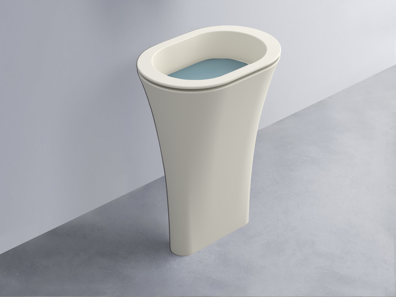 AMLA65-TL+AMPILO-PL+AMCOLO-TL Раковина Amedeo Ovale отдельностоящая cielo Enjoy + Amedeo Ceramica Cielo