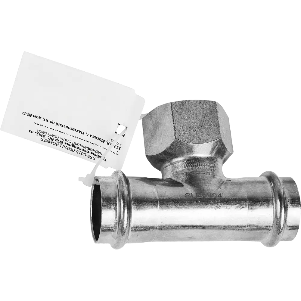 Тройник переходной Rommer 1"x28 мм ВПр-ВР нержавеющая сталь 88011337 STLM-2167040  - Вид №2