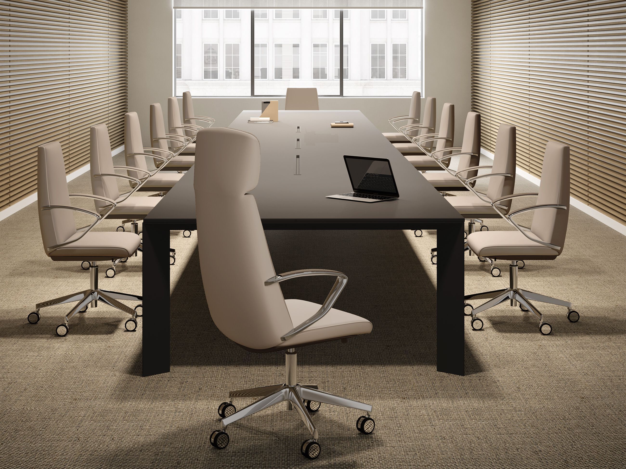 Кожаное вращающееся офисное кресло с высокой спинкой Kastel Klivia ARCH-00143478 - Вид №5