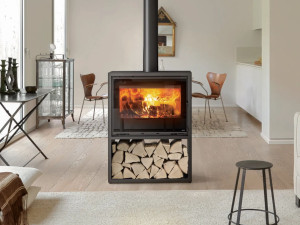 Стальная дровяная печь