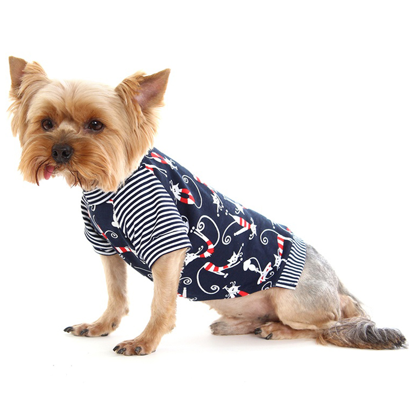 ПР0041603 Футболка для собак Коты унисекс размер S 20см YORIKI  - Вид №1