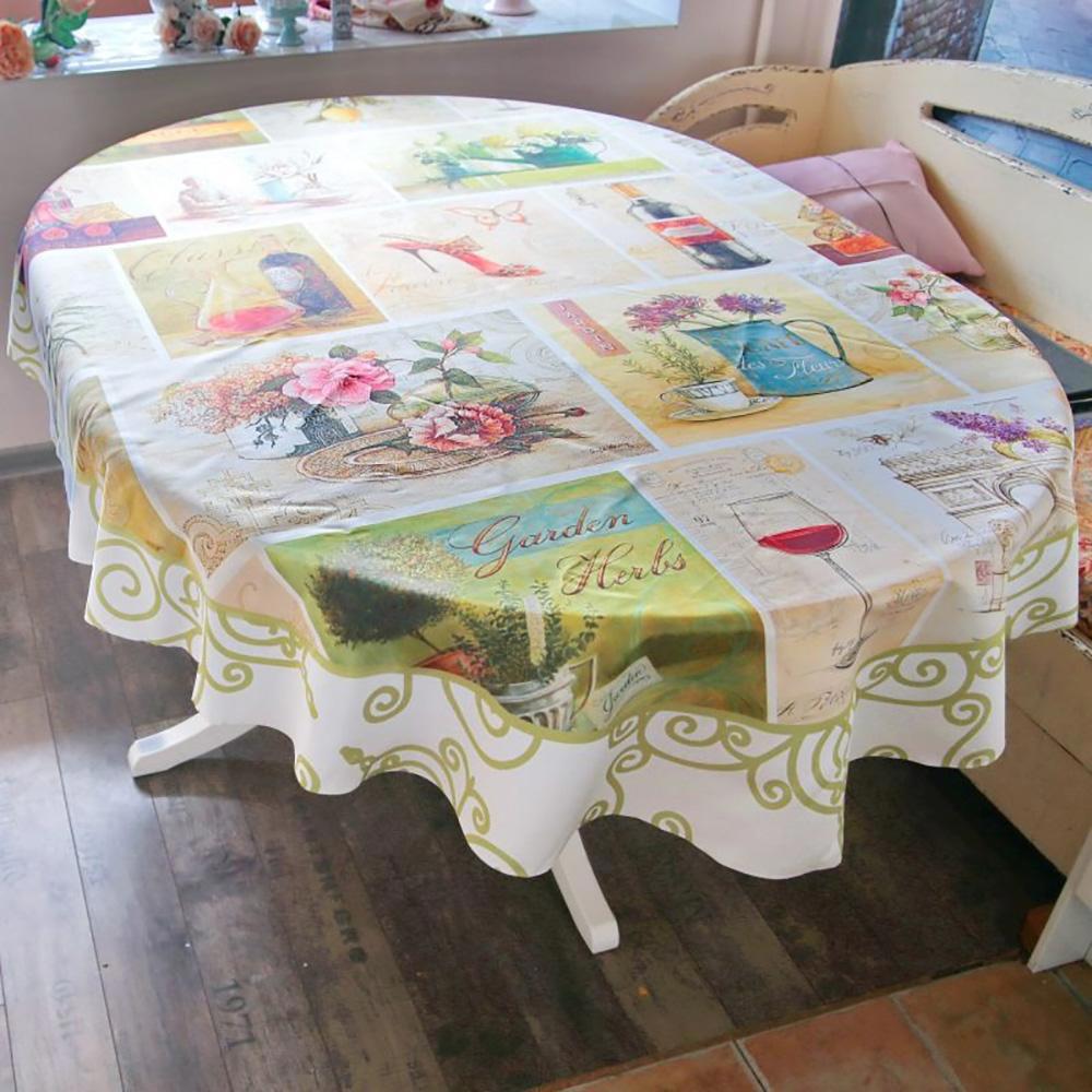 90008546 Скатерть Прованс 48.98.58.6, 150х240 см STLM-0082370 MYATASHOP