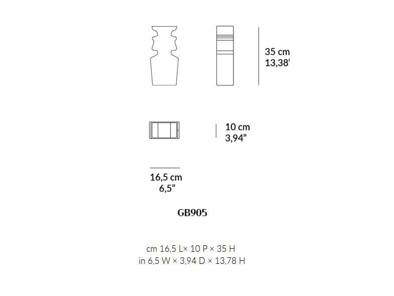Керамическая ваза Lando MOON ARCH-00106967 - Вид №6