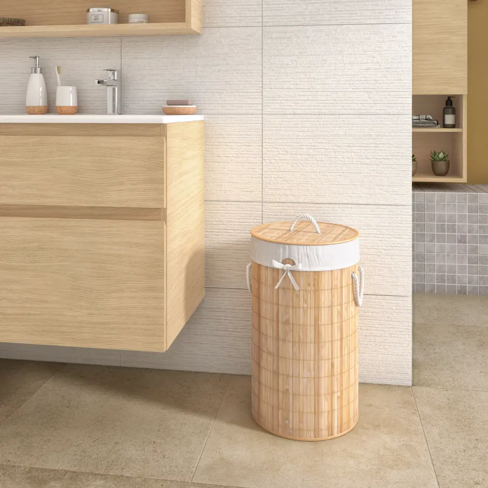 Корзина для белья Sensea Bamboo 60 л цвет бамбук 82857029 STLM-2092991 - Вид №11
