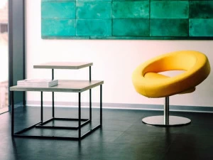 CO33 Набор журнальных столиков из стали и бетона Tabula Bst2