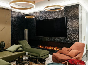 Декоративная стеклянная панель