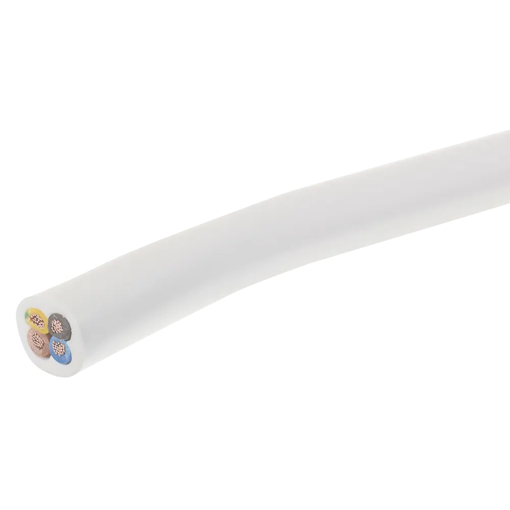 Провод Камит ПВС 4x1.5 мм 10 м ГОСТ цвет белый STLM-2171381 - Вид №2