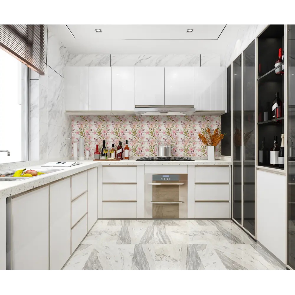 GRACE Стеновая панель ПВХ Лилии - изящный декор для кухни 89380915 STLM-1446967 - Вид №3