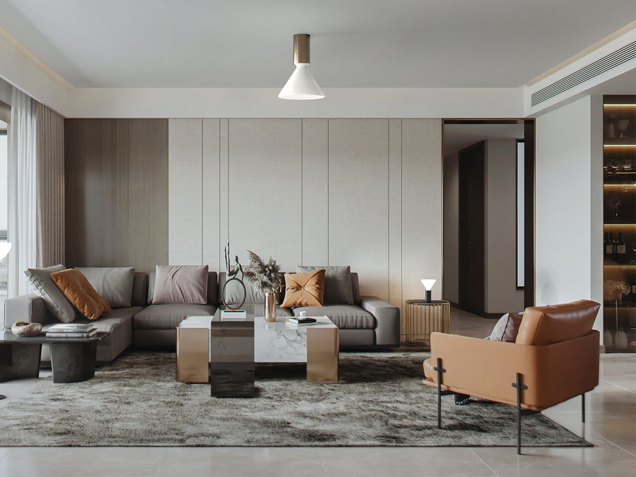 Выдувное стекло светодиодный потолочный светильник Andcosta Pin ARCH-00026067 - Вид №1