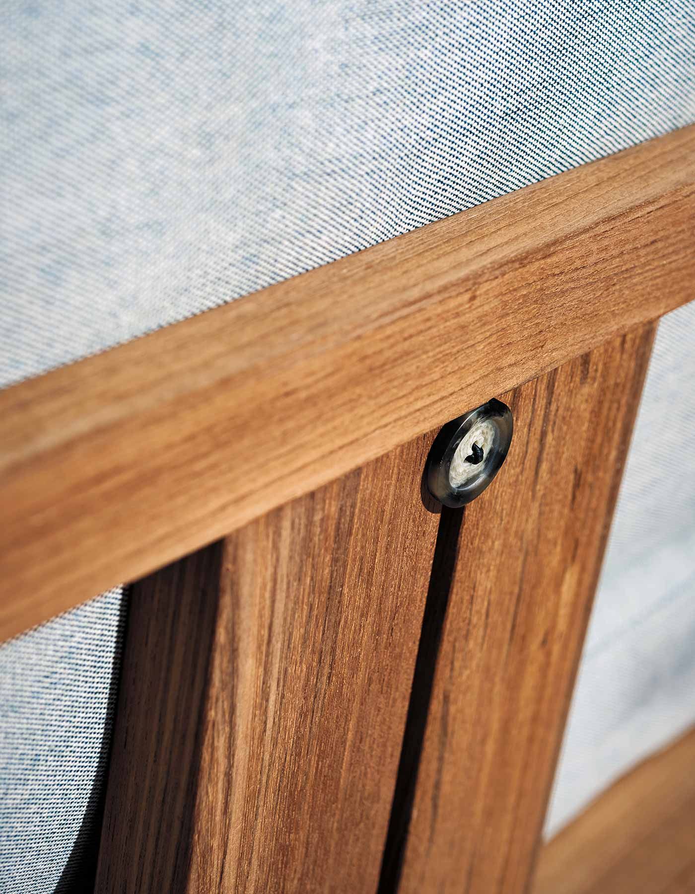 Садовое кресло из тикового дерева с подлокотниками RODA Teka ARCH-00051714 - Вид №1