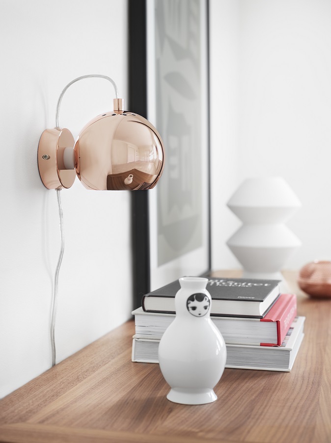 Лампа настенная Ball, латунь, глянцевое покрытие Frandsen 475051001 - Вид №1