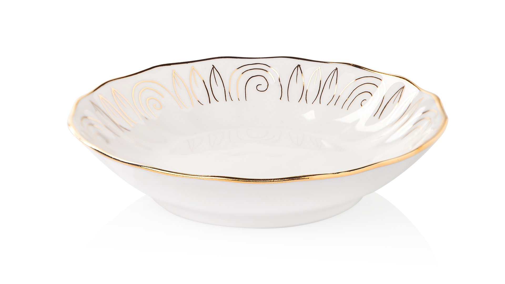 10617383 Мануфактуры Гарднеръ в Вербилках Чашка с блюдцем 100 № 5 "Сувенирная" Фарфор, Керамика  - Вид №1