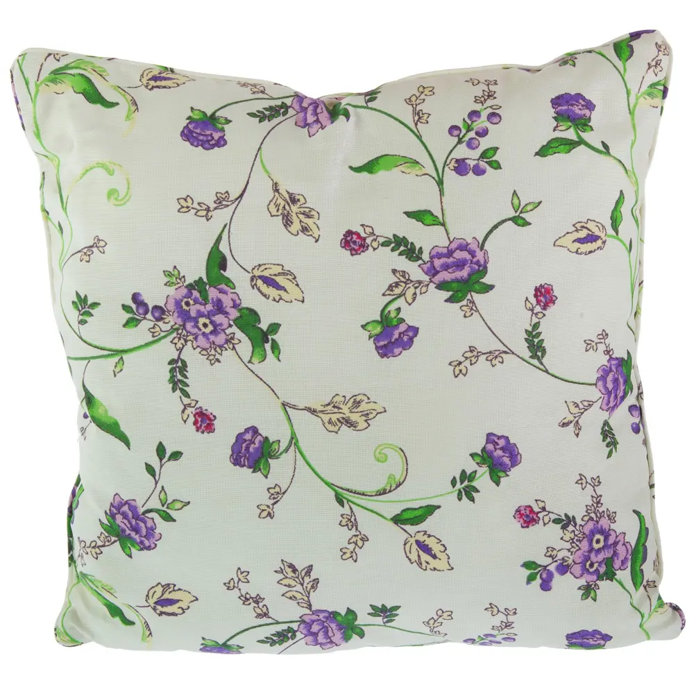 Подушка декоративная «Цветное облако» с кантом 40х40 см цвет бежевый LINEN WAY STLM-2093025