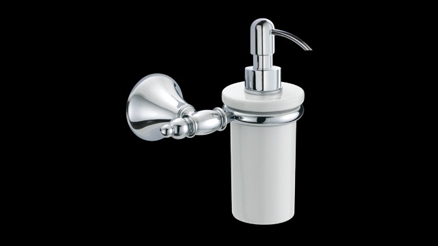 TM128 Дозатор для жидкого мыла, настенный, керамический 0,25 л bagno&associati TEMPO Bagno & Associati