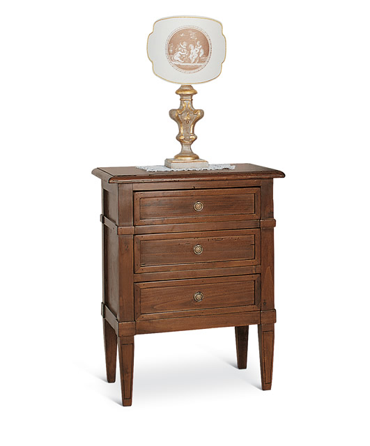 2829 Tifernoit Прикроватная тумбочка Людовика XVI с 3 ящиками Zona Notte 
