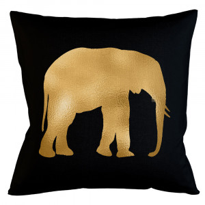 5115153 Интерьерная подушка «Золотой слон» Object Desire