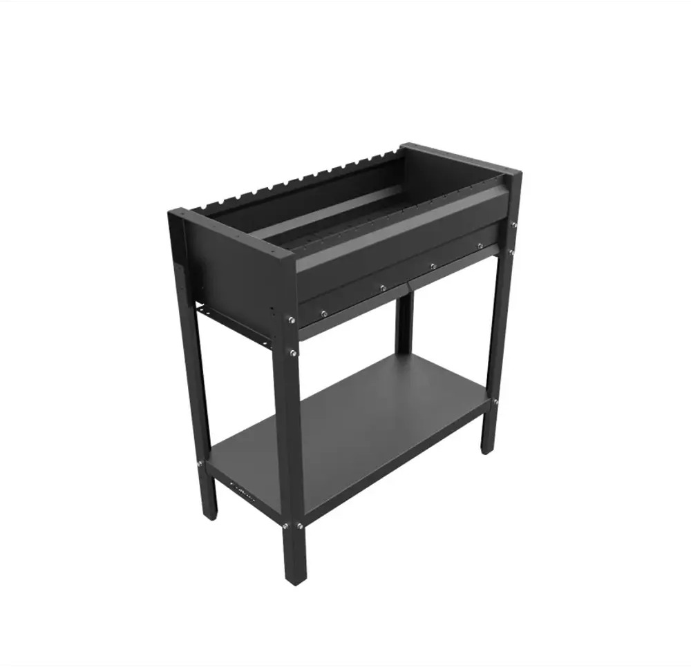 91142751 Мангал Grillver Редлайнер 39.50x80.50x85 см толщина 2 мм STLM-0498342