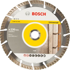 Диск алмазный универсальный Bosch 2608615065 турбо-сегментный 230x22.2x2.6 мм
