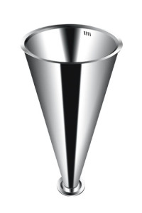 MF-154 Раковина напольная конусная Public Steel