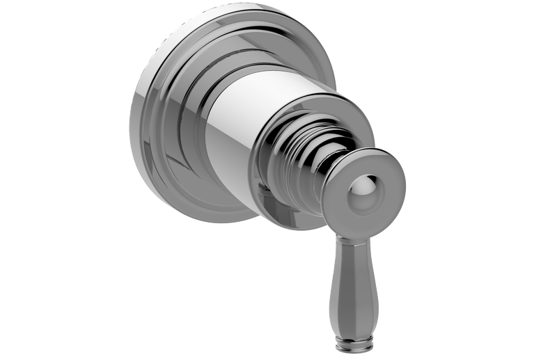 E-8038-LM63E1-T 3/4” concealed diverter with 2 outlets - Trim only GRAFF Topaz