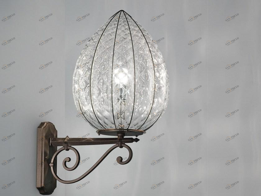 Siru Настенный светильник для улицы из муранского стекла  Eb 423-050 