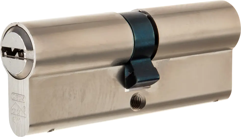 82732441 Цилиндр Abus D12 NIS, 40x40 мм, ключ/ключ, цвет никель STLM-0034928
