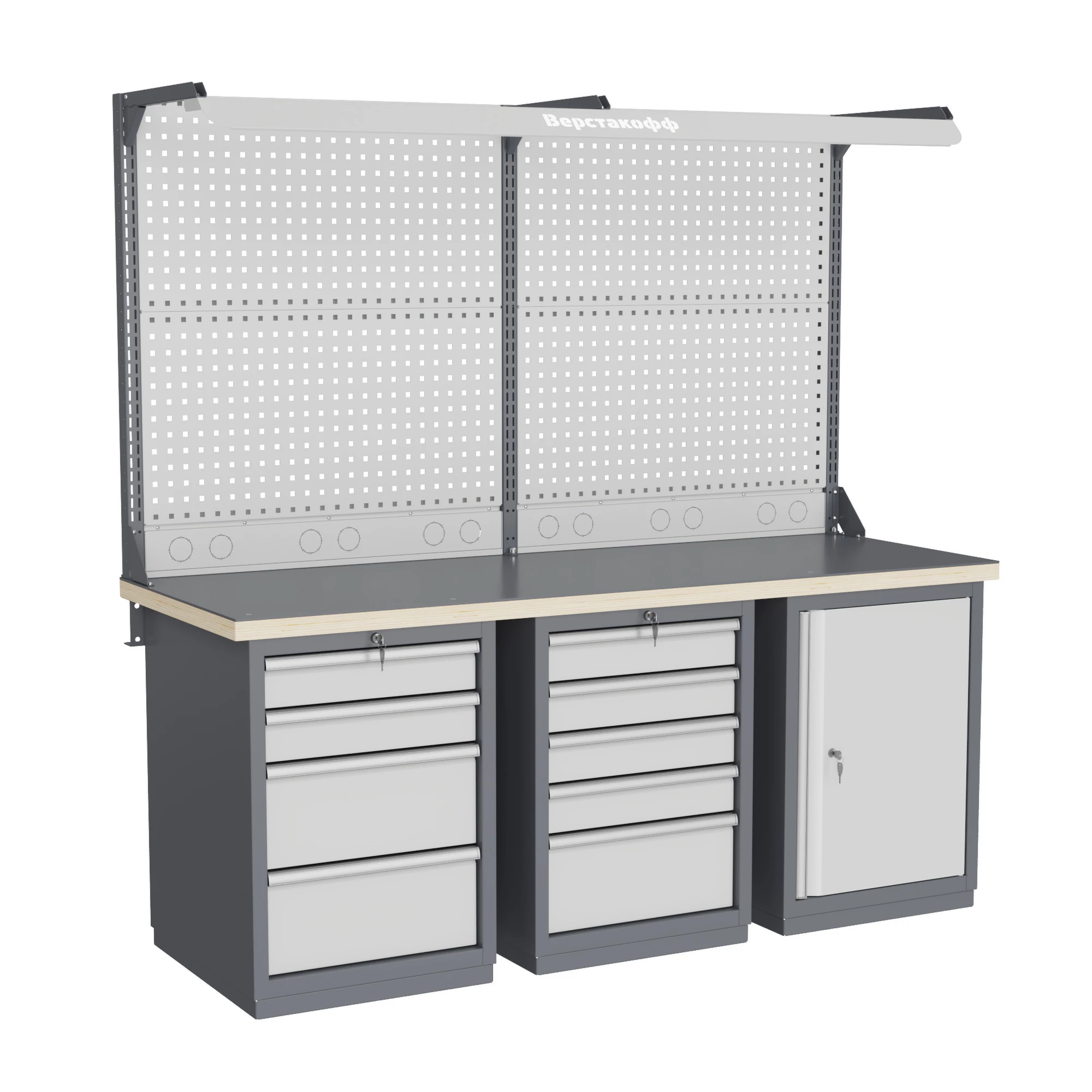 Верстак слесарный FBK 205.457-2F Верстакофф 216309