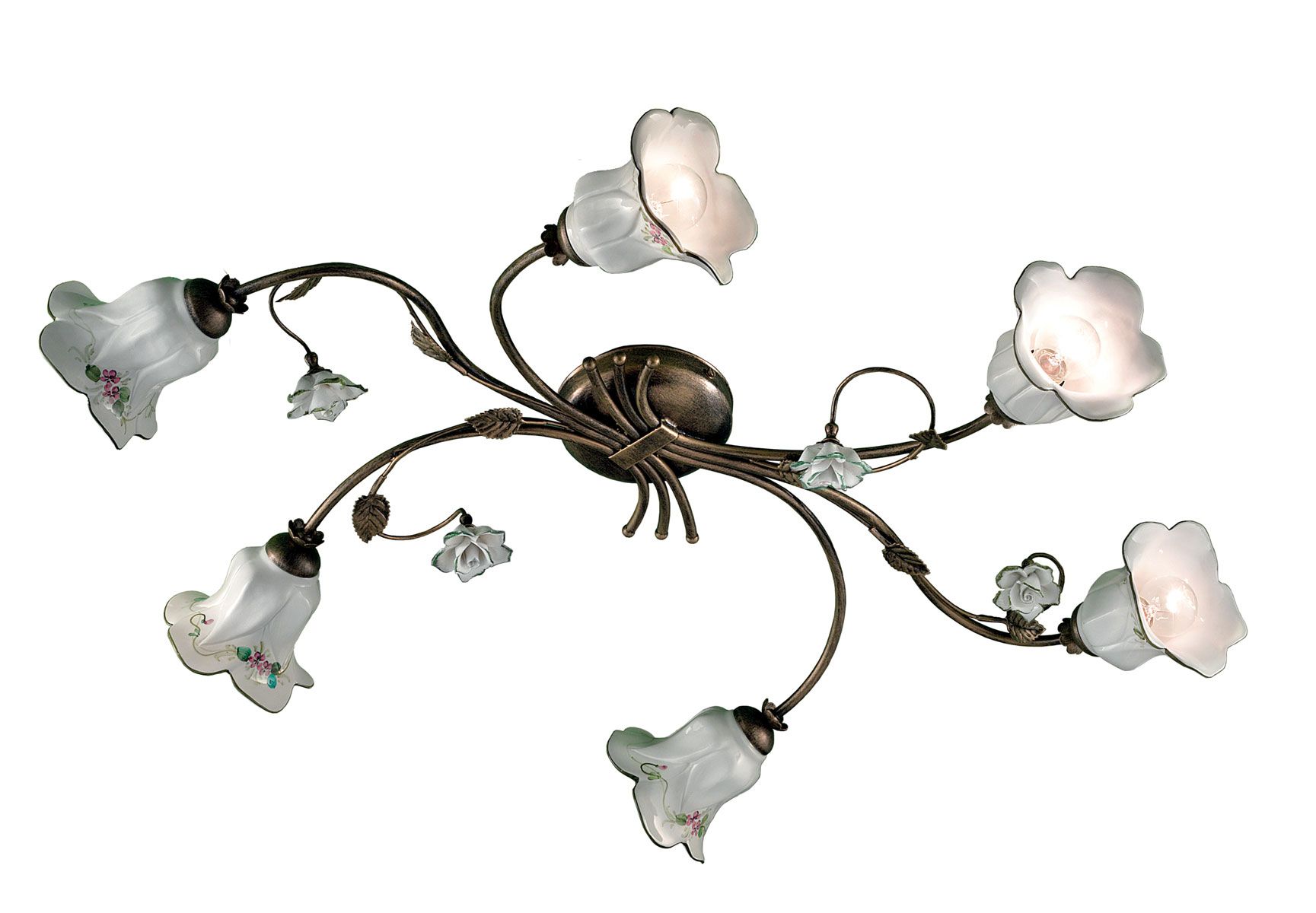 Керамический потолочный светильник с фиксированной рукояткой FERROLUCE Пиза ARCH-00068303 - Вид №2