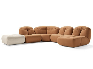 Модульный тканевый диван