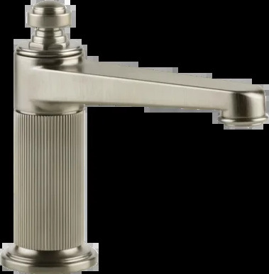 Носик для умывальника 65023 149 Gessi Venti20 МАТОВЫЙ НИКЕЛЬ FINOX
