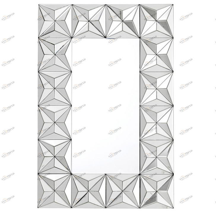 Зеркало настенное серебристое Converse 109970 EICHHOLTZ ДИЗАЙНЕРСКИЕ 00-3879461 Серебро 