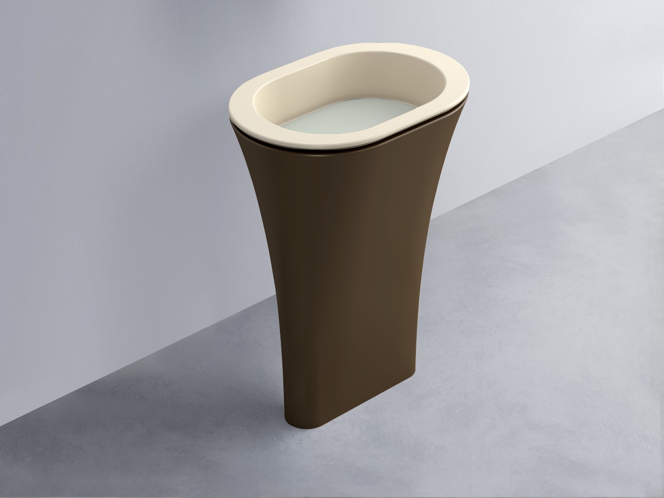 AMLA65-LN+AMPILO-PM+AMCOLO-CA Раковина Amedeo Ovale отдельностоящая cielo Enjoy + Amedeo Ceramica Cielo