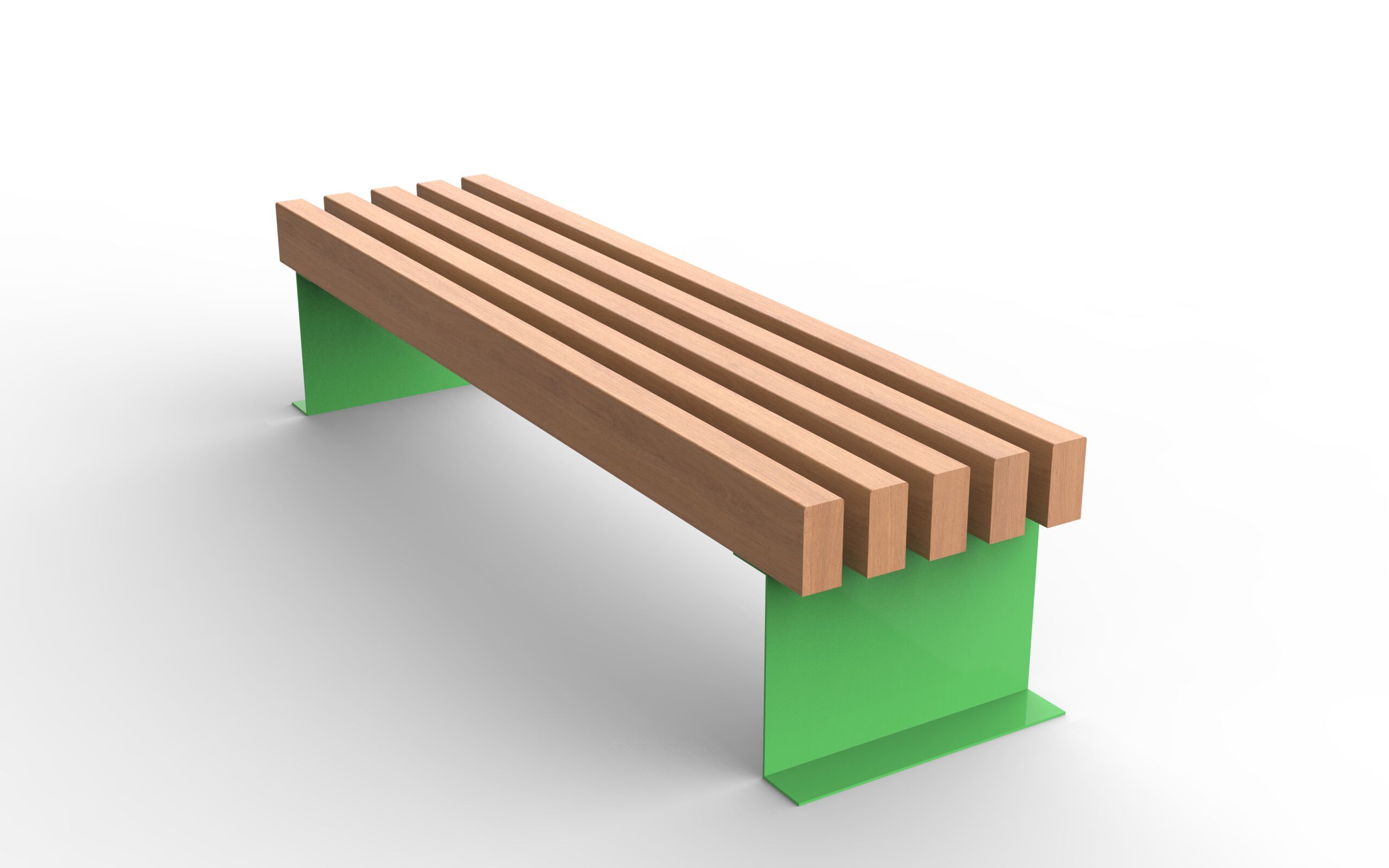 Деревянная скамья без спинки CITYSì FASSA ARCH-00068983 - Вид №2