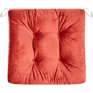 Подушка для стула Jimena 40x40 см цвет красный 83228228 STLM-2156550