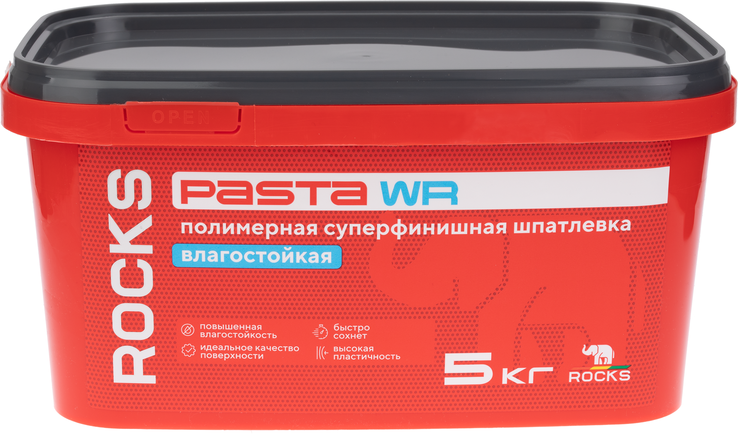 83670367 Шпатлевка полимерная суперфинишная влагостойкая 5 кг STLM-0043262 ROCKS