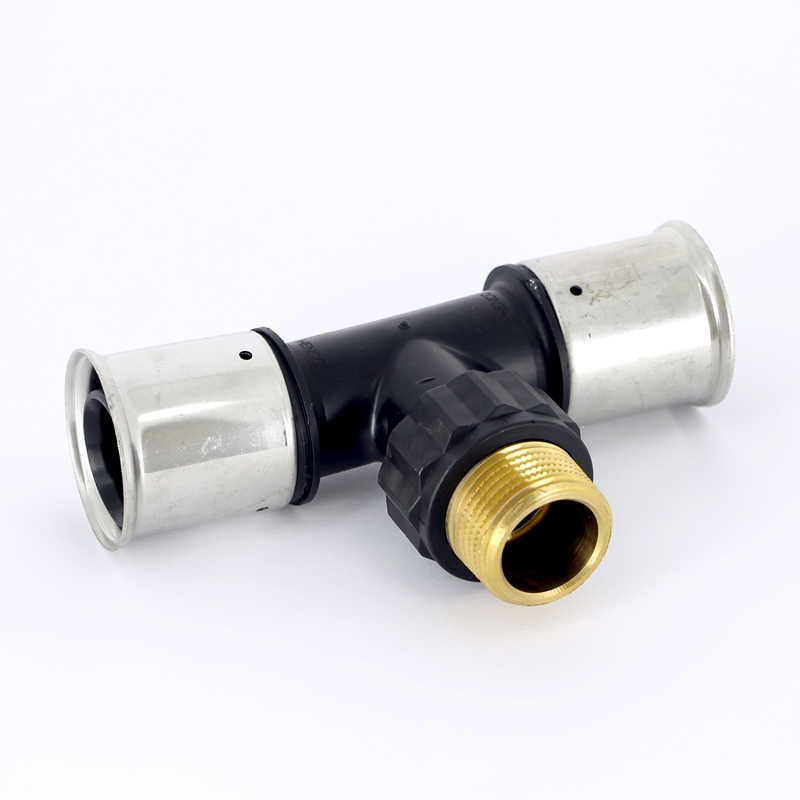 Тройник пресс-Н PVDF HENCO 40х1"х40 14PK400640