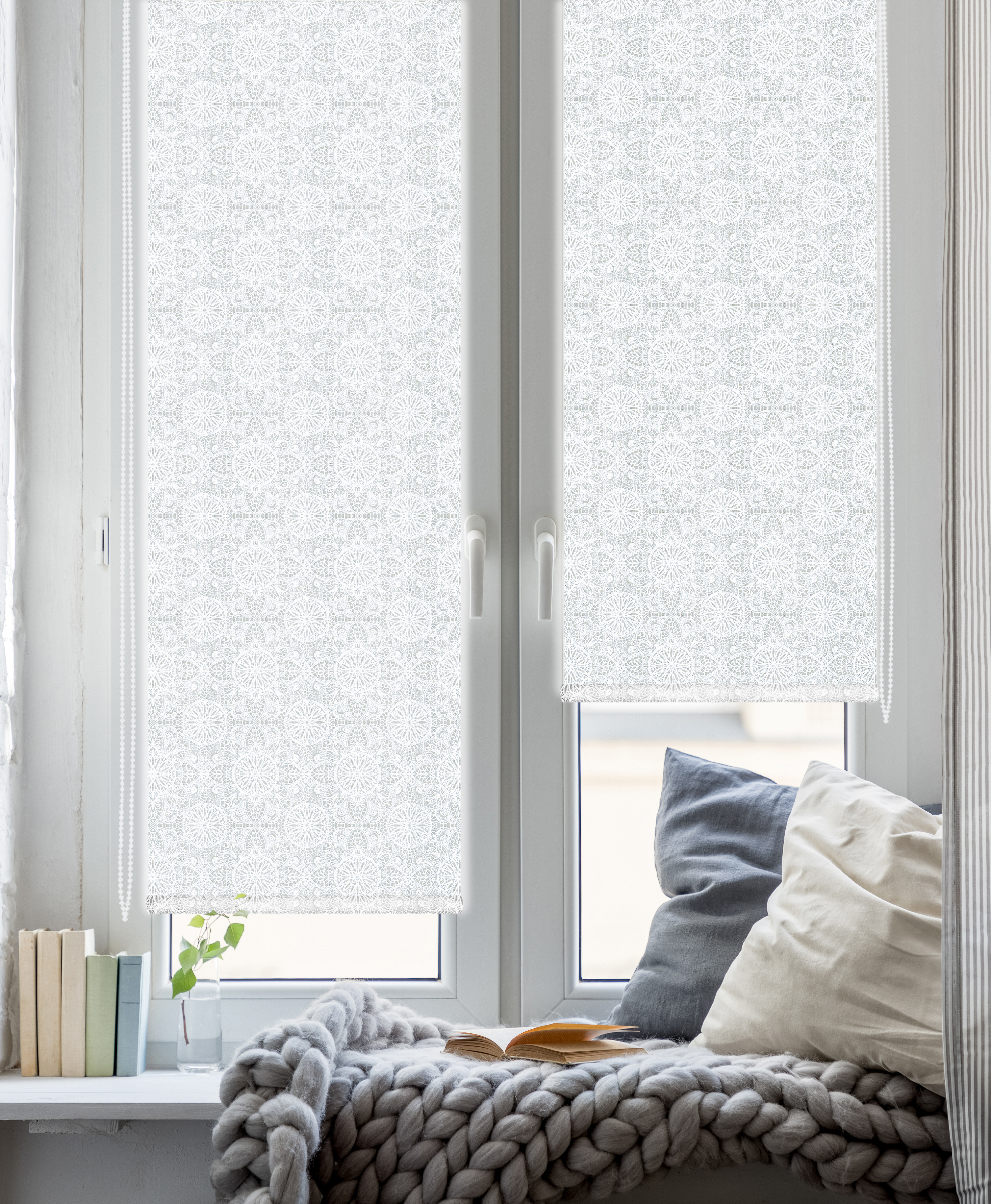 Рулонная штора GARDEN Neo Classic 50×160 см с орнаментом мандала 82934338 STLM-0038122 - Вид №6