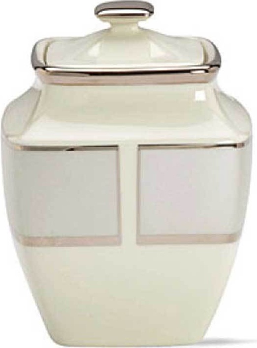 10538204 Lenox Сахарница 11,5см "Айвори, платиновый кант" Фарфор 