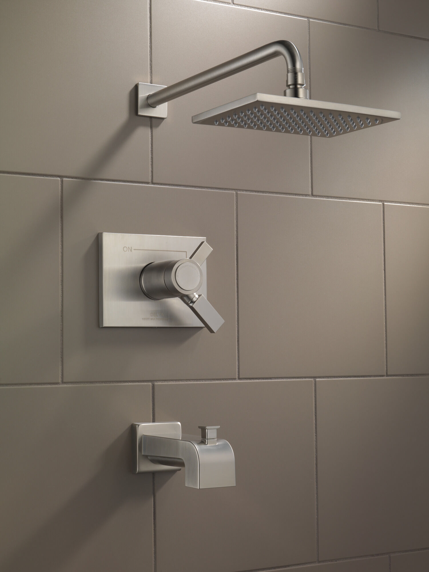 T17T453-SS Для ванны и душа TempAssure® серии 17T Delta Faucet Vero Нержавеющая сталь - Вид №2