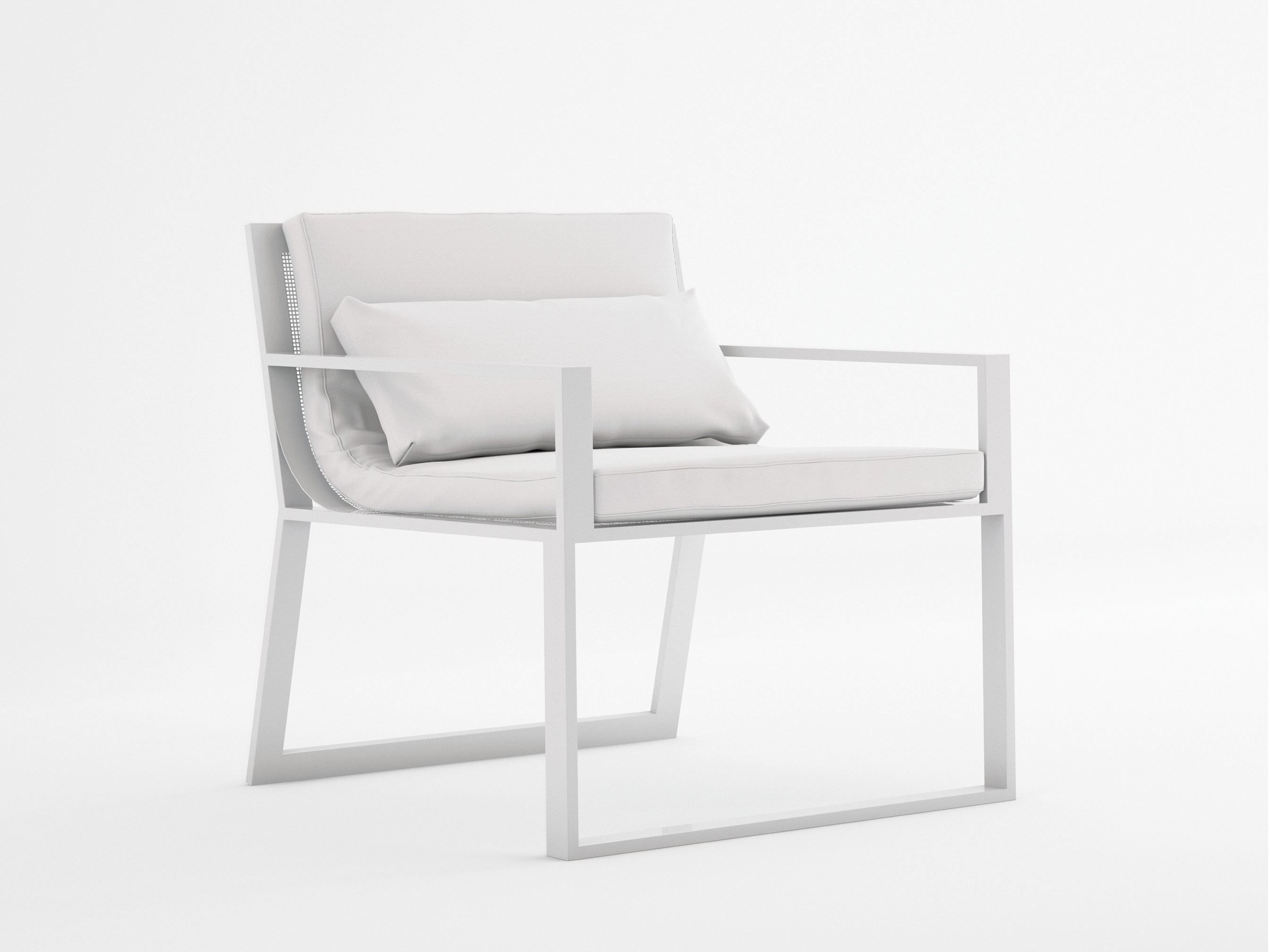 Термокрытый алюминиевый садовый стул с подлокотниками GANDIABLASCO Blau ARCH-00020035