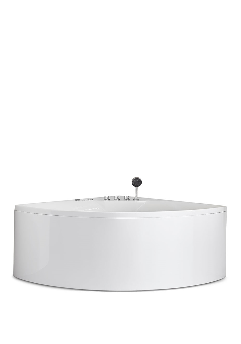 133 Массажные Ванны Star 140 Platinum + Смеситель Noro  Белый 