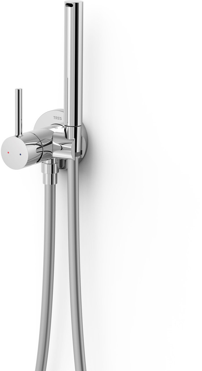 РАБОЧИЙ скрытый однорычажный смеситель для унитаза/биде-134123 TRES